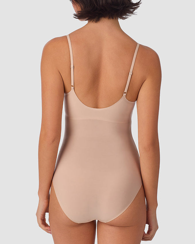 Heavenly Stretch Bodysuit - Champagne