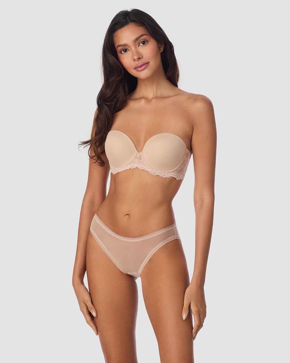 Beautifully Basic Strapless - Champagne