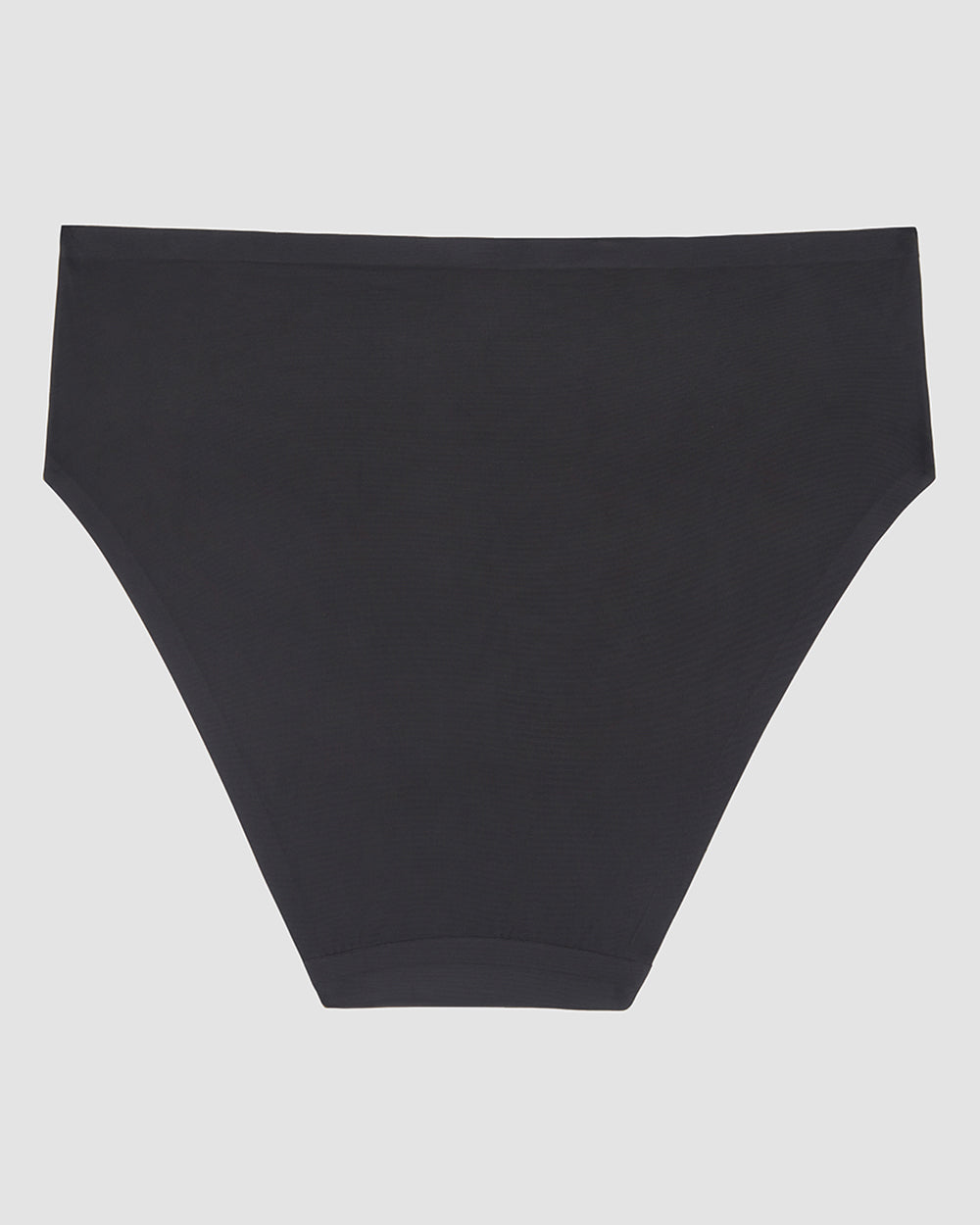 A lady wearing black Heavenly Stretch Hi Cut Brief