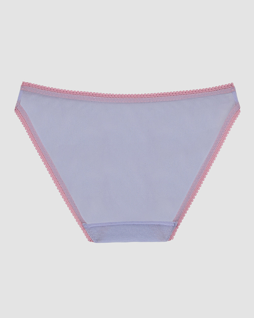 A Gossamer Mesh Hip Bikini Underwear in Sweet Lilac