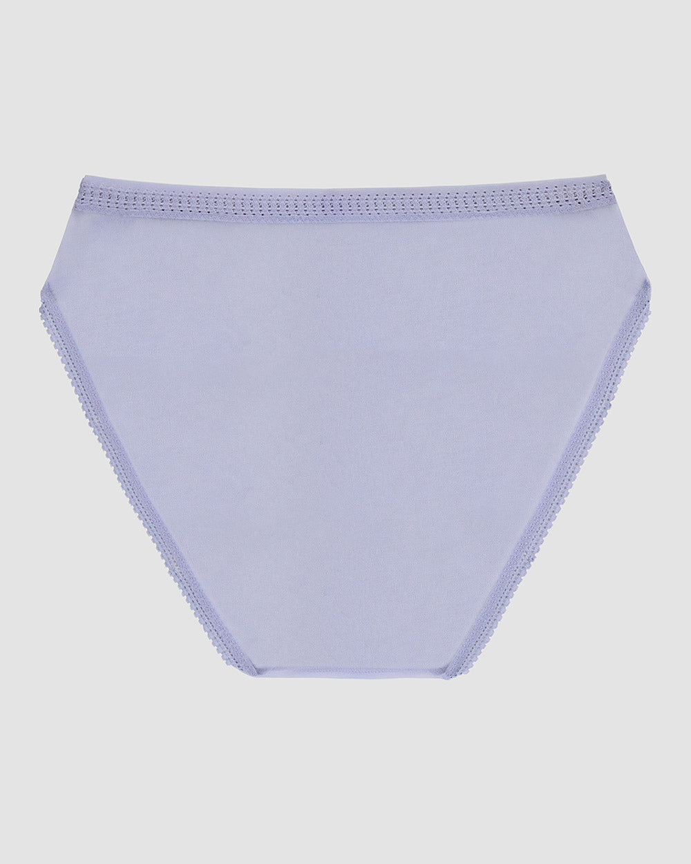 A Gossamer Mesh Hi Cut Brief Underwear in Sweet Lilac