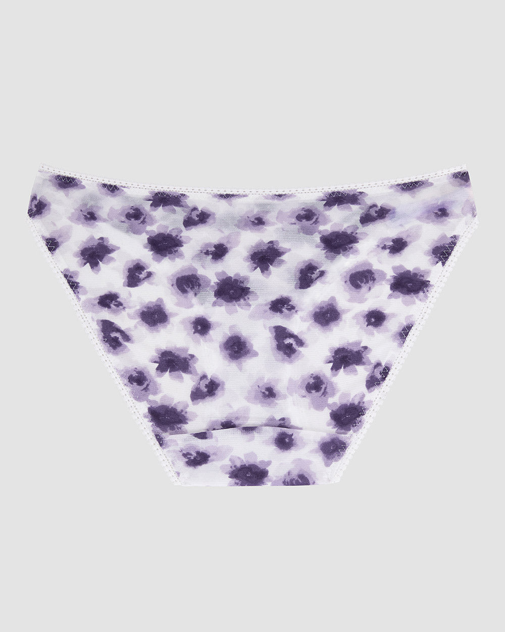 A Triple Mesh Hip Bikini Underwear in Ethereal Floral