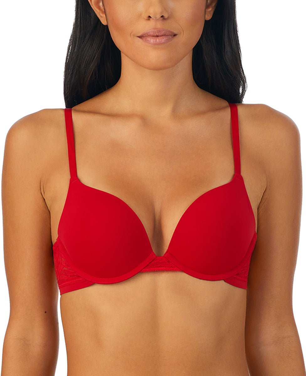 A lady wearing salsa Sleek Micro Push Up Bra With Lace