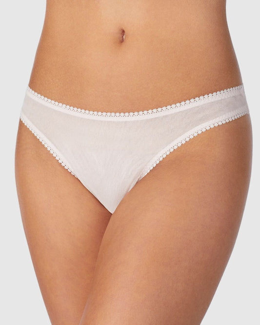 Gossamer Mesh Hip G Thong Underwear - Mauve Chalk