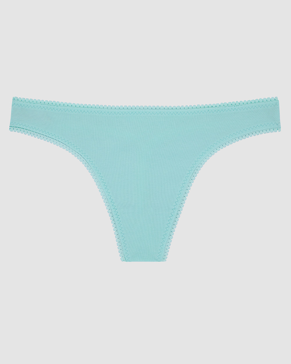 Frosted mint Cabana Cotton Hip G Thong Underwear