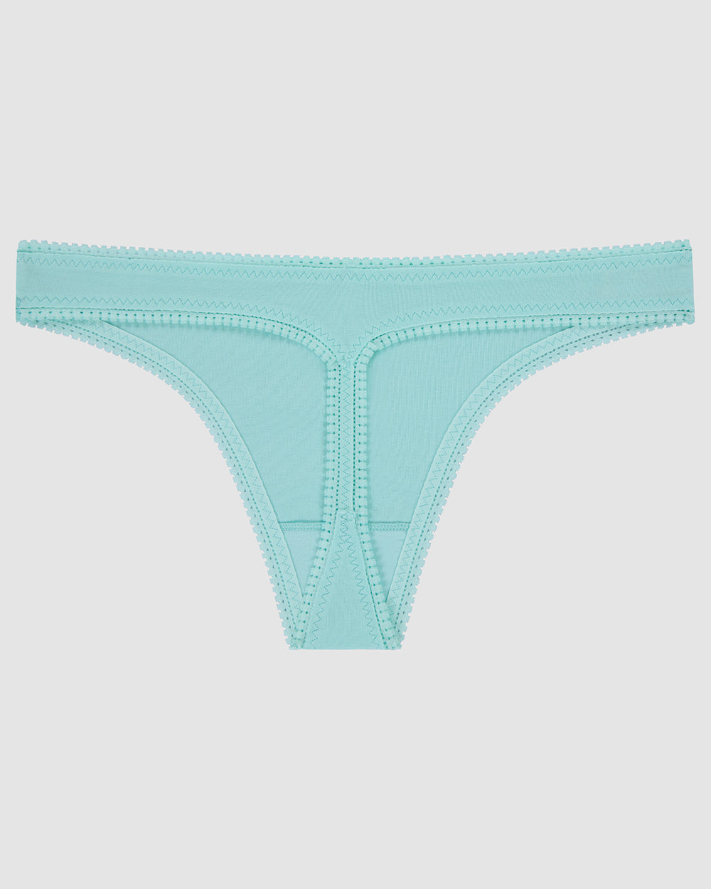 Frosted mint Cabana Cotton Hip G Thong Underwear