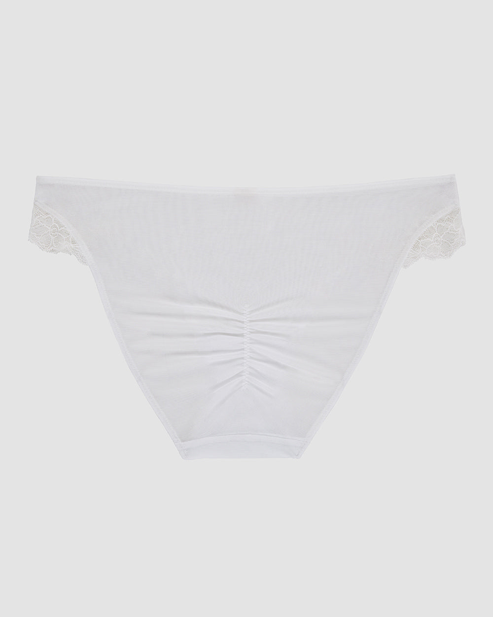 A Luxe Lace Bikini in White