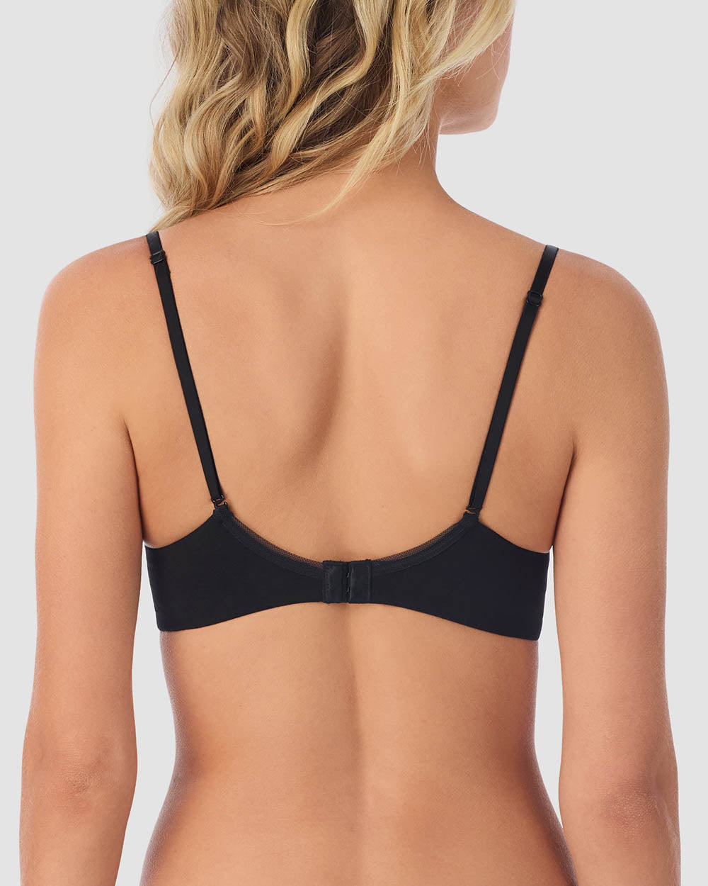 Cabana Cotton Convertible T Shirt Bra - Black