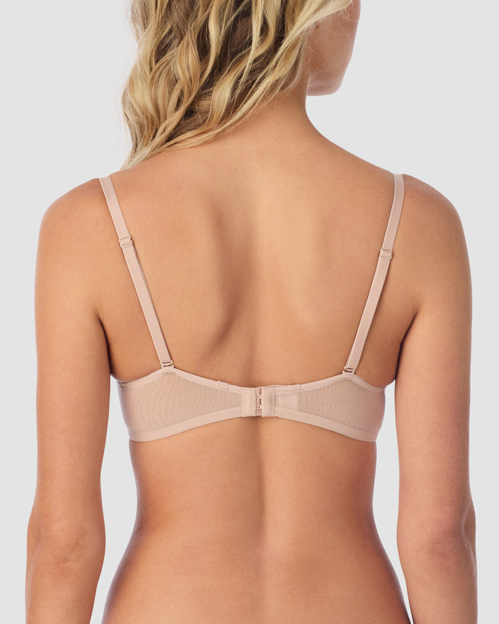 Gossamer Mesh Convertible T Shirt Bra - Champagne