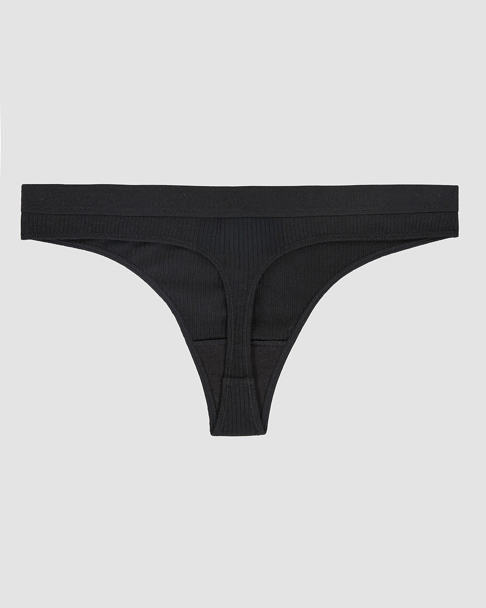 A Cabana Cotton Rib Hip G - Black