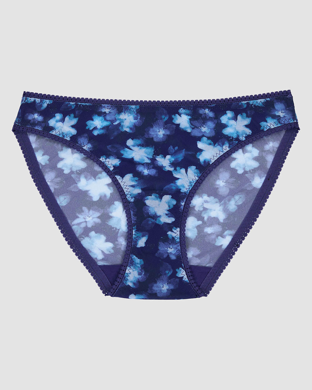 Triple Mesh Hip Bikini Underwear - Heavenly Floral 