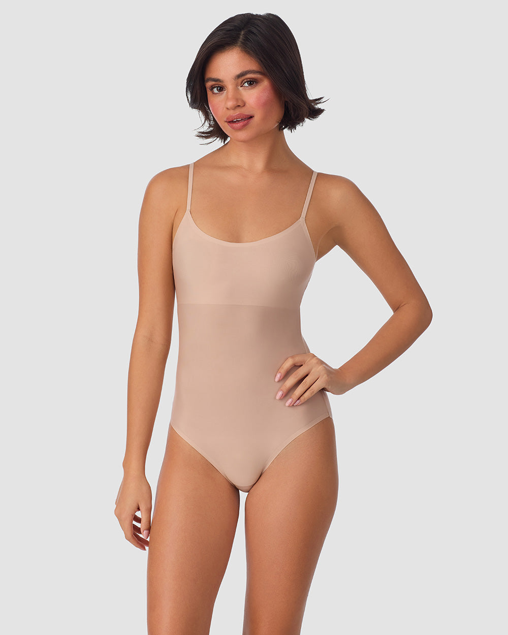 Heavenly Stretch Bodysuit - Champagne