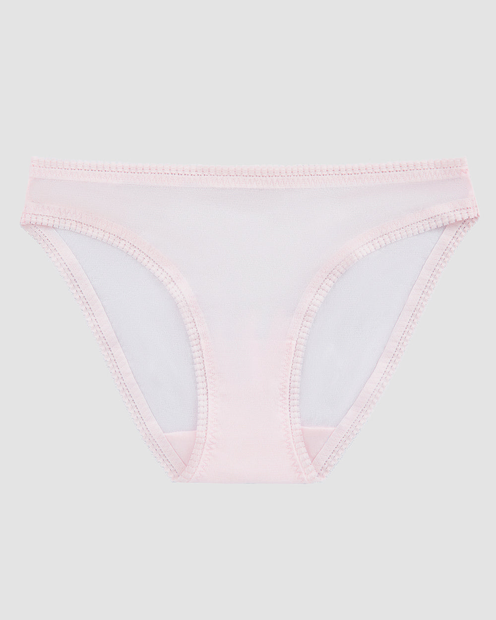 Gossamer Mesh Hip Bikini Underwear - Mauve Chalk