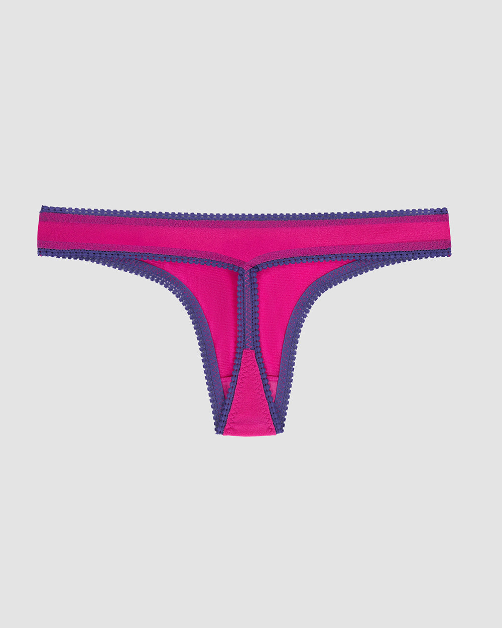 A Gossamer Mesh Hip G Thong Underwear in Deep Fuchsia