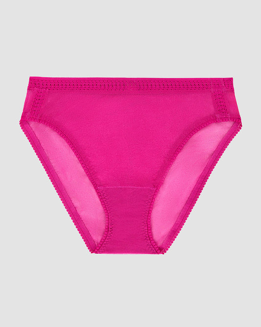 Gossamer Mesh Hi Cut Brief Underwear