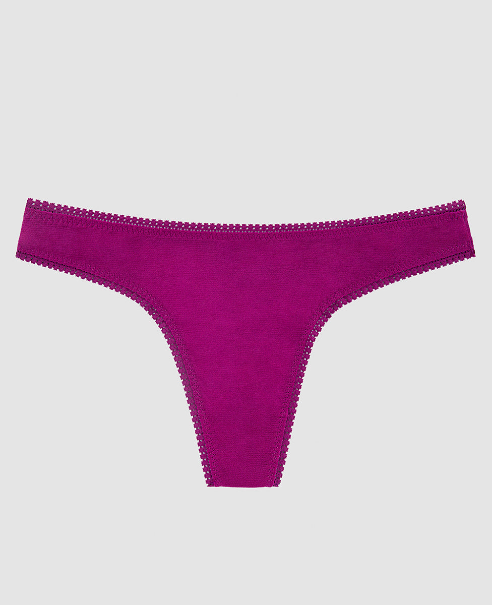 A  purple wine gossamer mesh hip g thong underwear