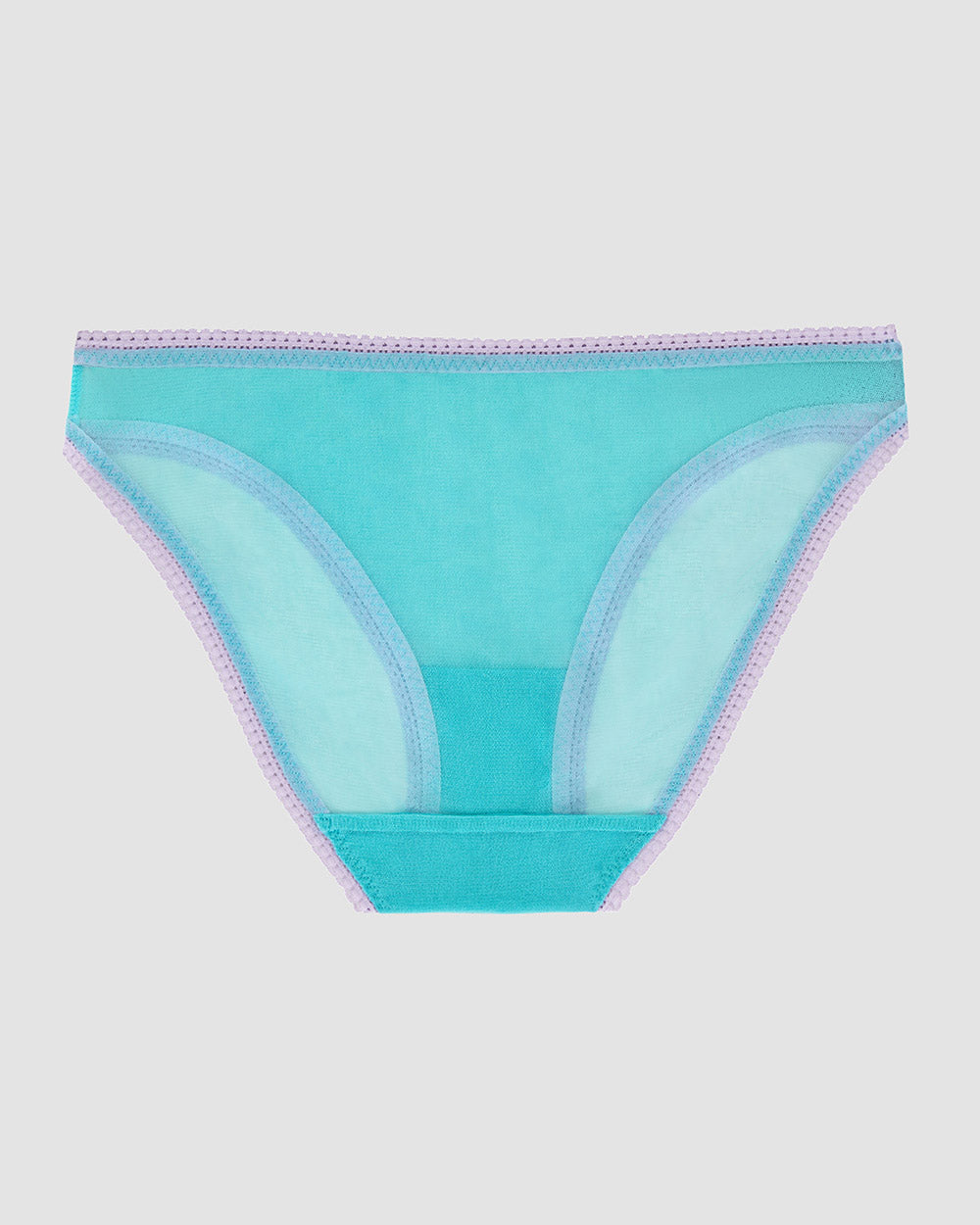 Gossamer Mesh Hip Bikini Underwear waterfall color back 