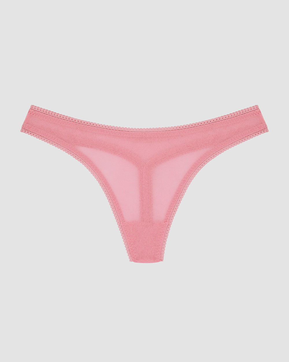 A Gossamer Mesh Hip G Thong Underwear - Peony the front view