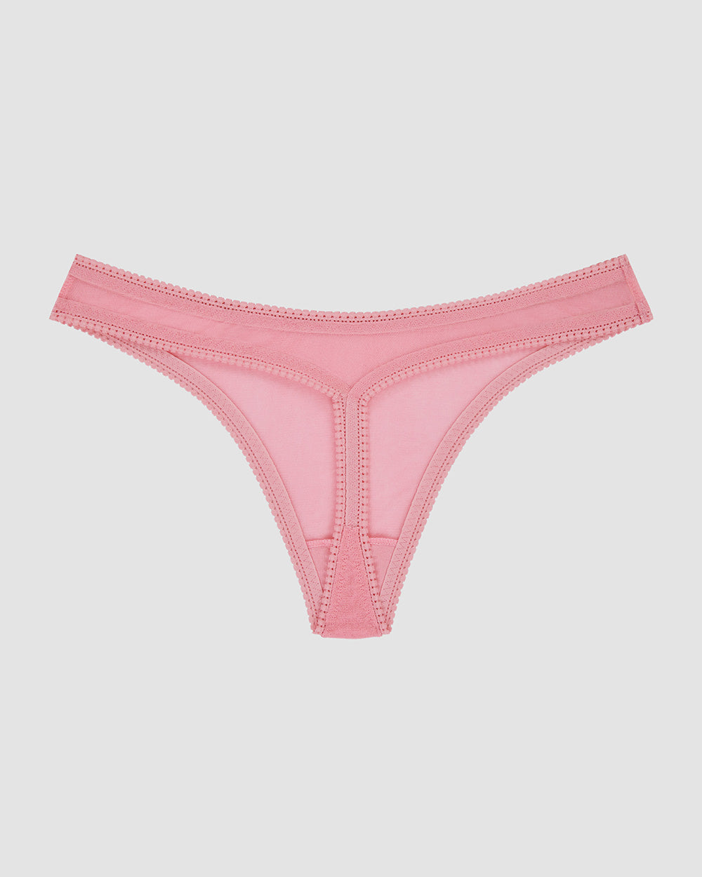 A Gossamer Mesh Hip G Thong Underwear - Peony the back view