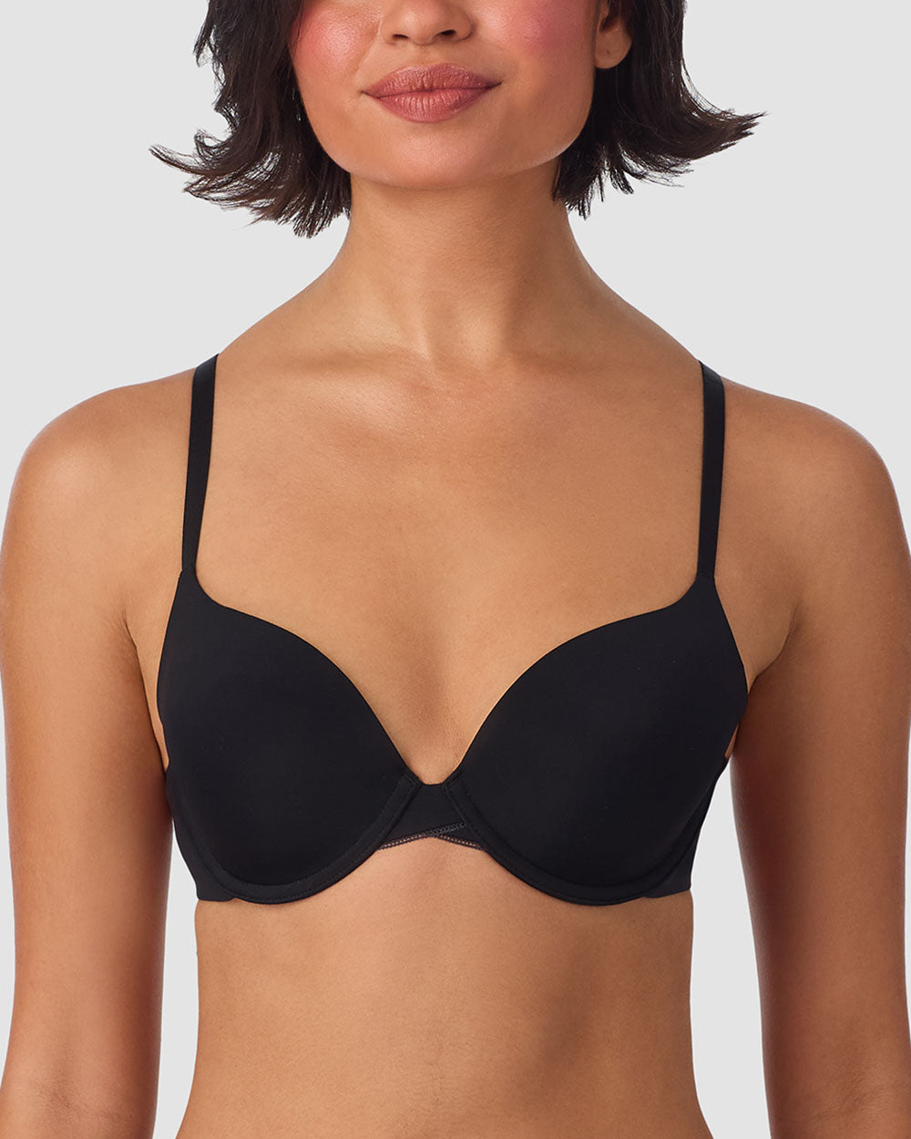 Sleek Micro T Shirt Bra - Black