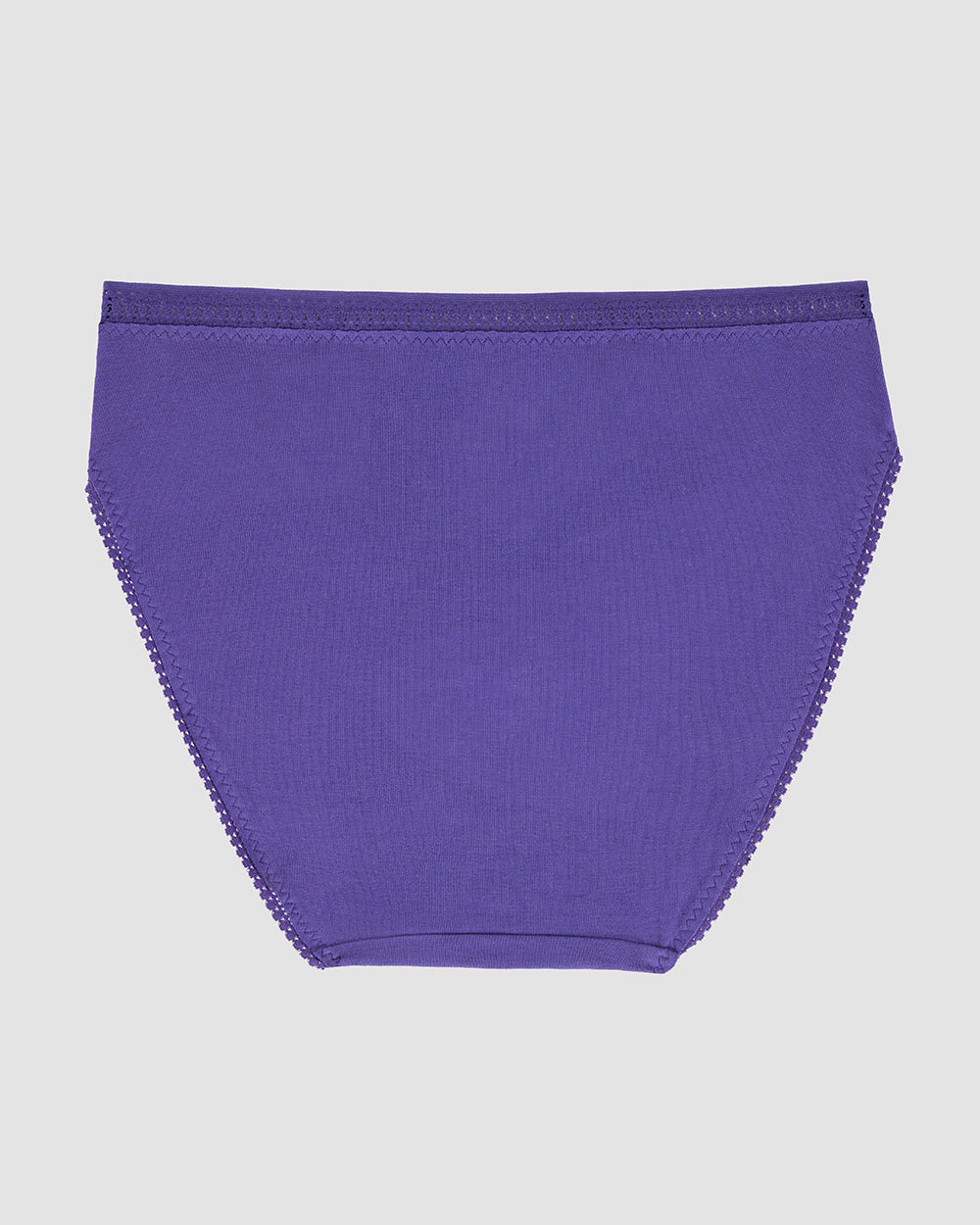 A Cabana Cotton Hi Cut Brief Underwear in Almost Midnight