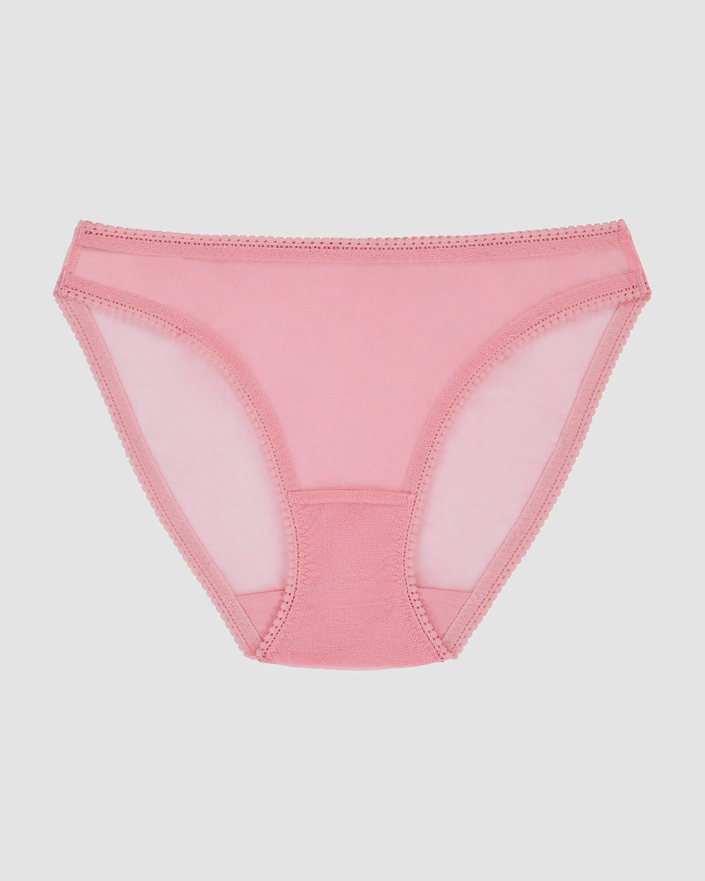 A Gossamer Mesh Hip Bikini Underwear - Peony the front view