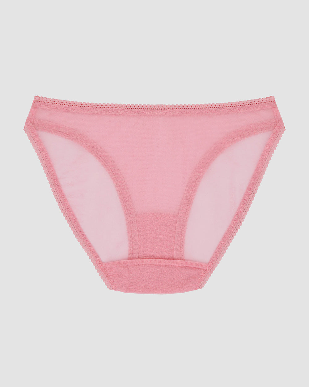 A Gossamer Mesh Hip Bikini Underwear - Peony the back view