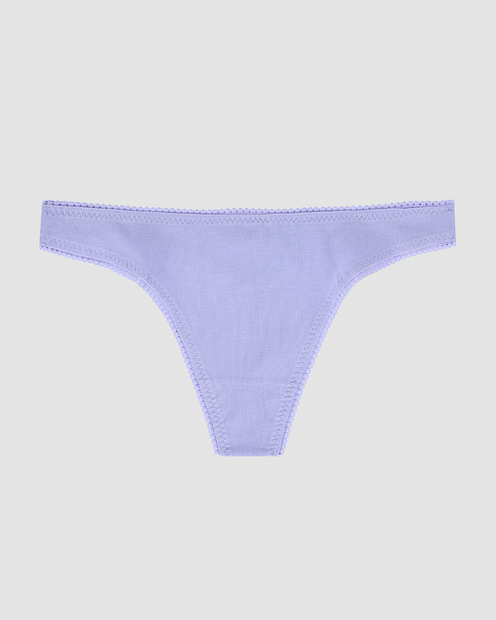A Cabana Cotton Hip G Thong Underwear - Thistle The Front View
