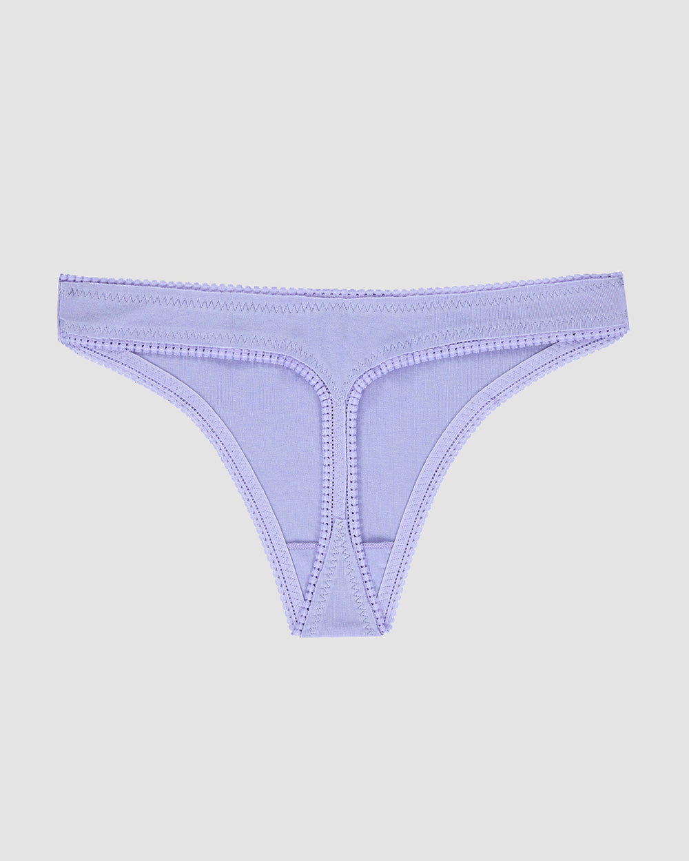 A Cabana Cotton Hip G Thong Underwear - Thistle The Back View