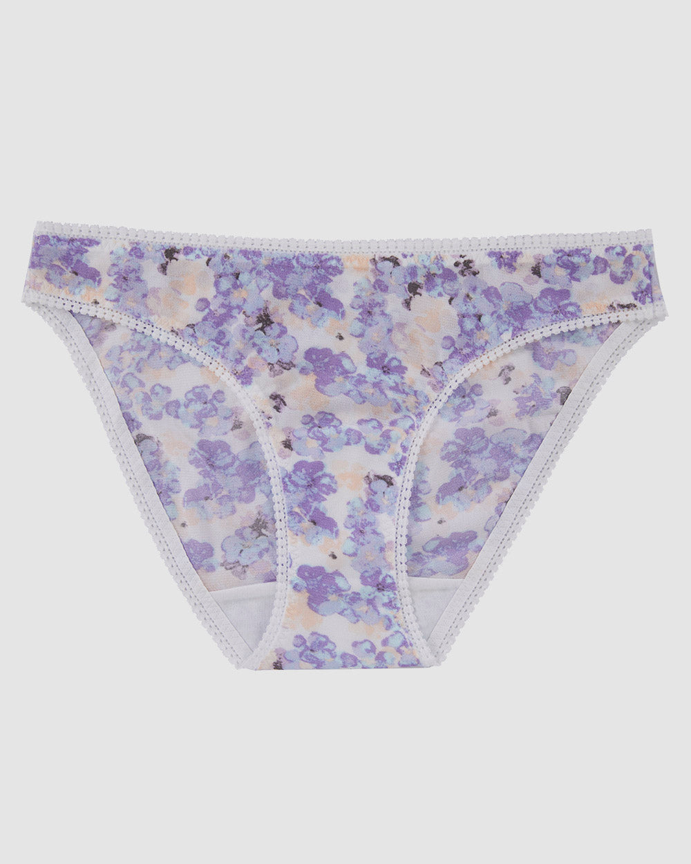 A soft floral light breeze Triple Mesh Hip Bikini Underwear