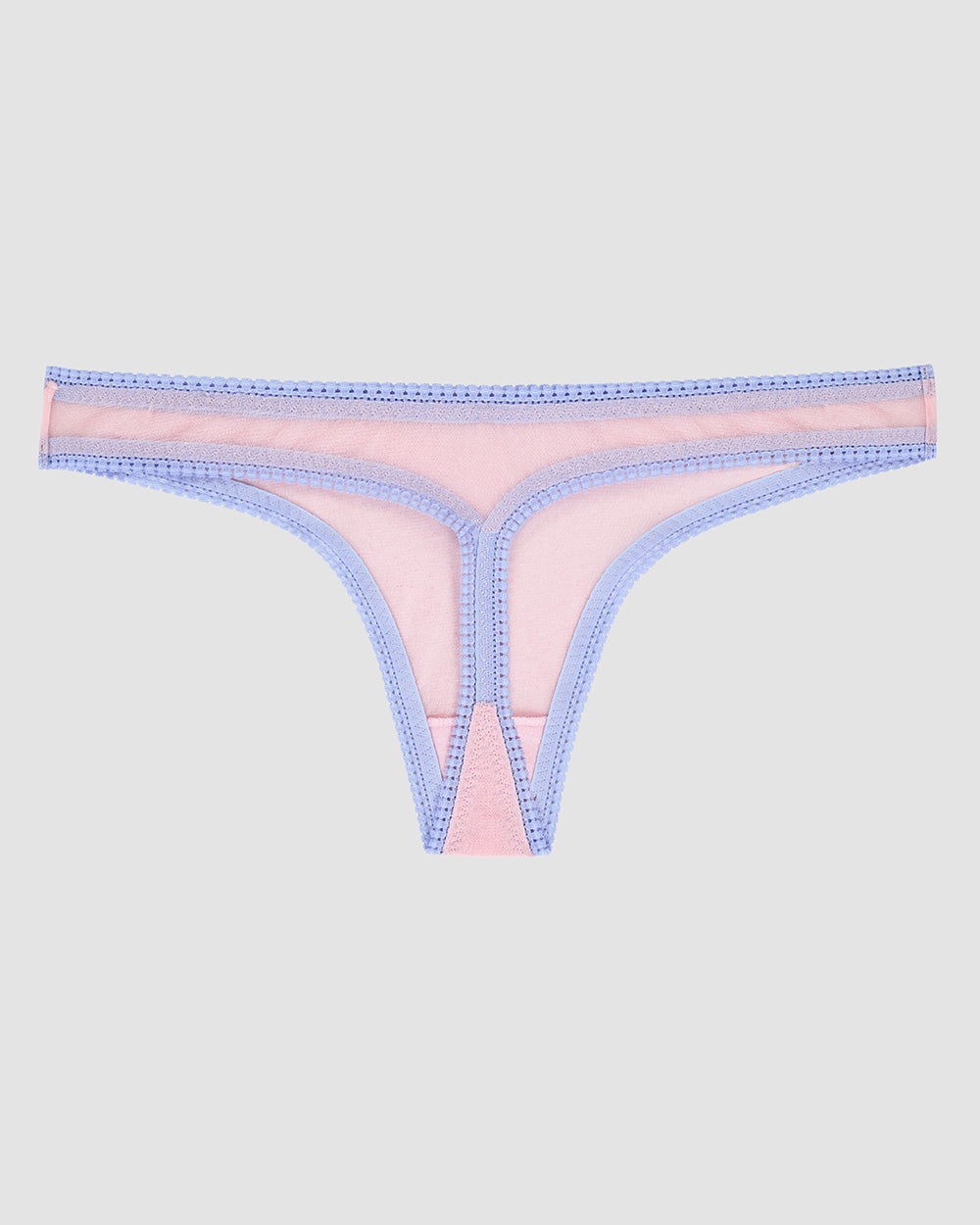 A Gossamer Mesh Hip G Thong Underwear - Pink Dream The Back View