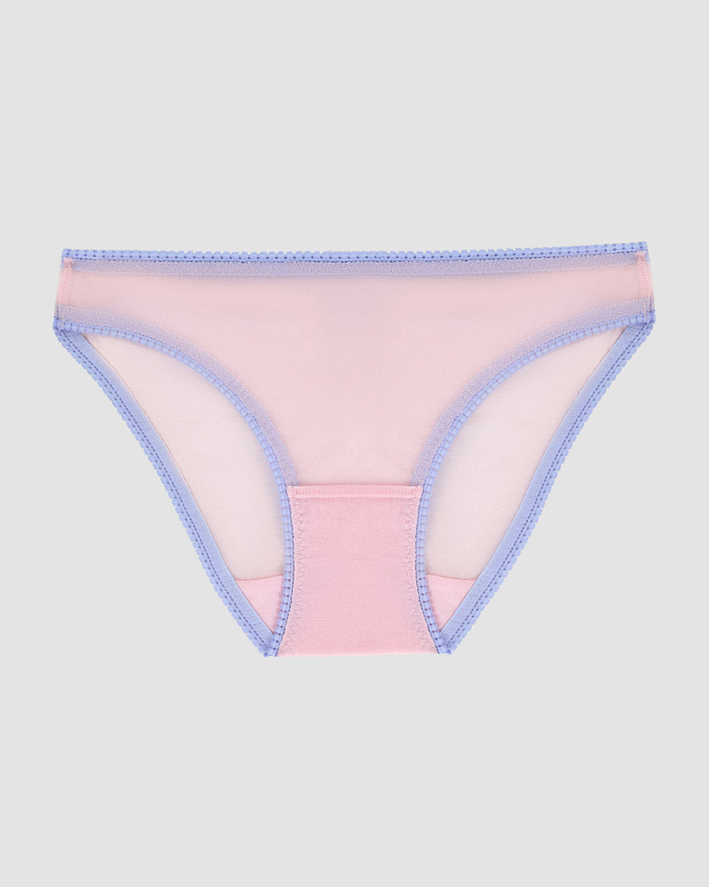 A Gossamer Mesh Hip Bikini Underwear - Pink Dream The Front View