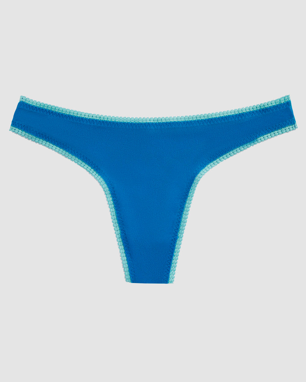 Mykonos Blue Gossamer Mesh Hip G Thong Underwear