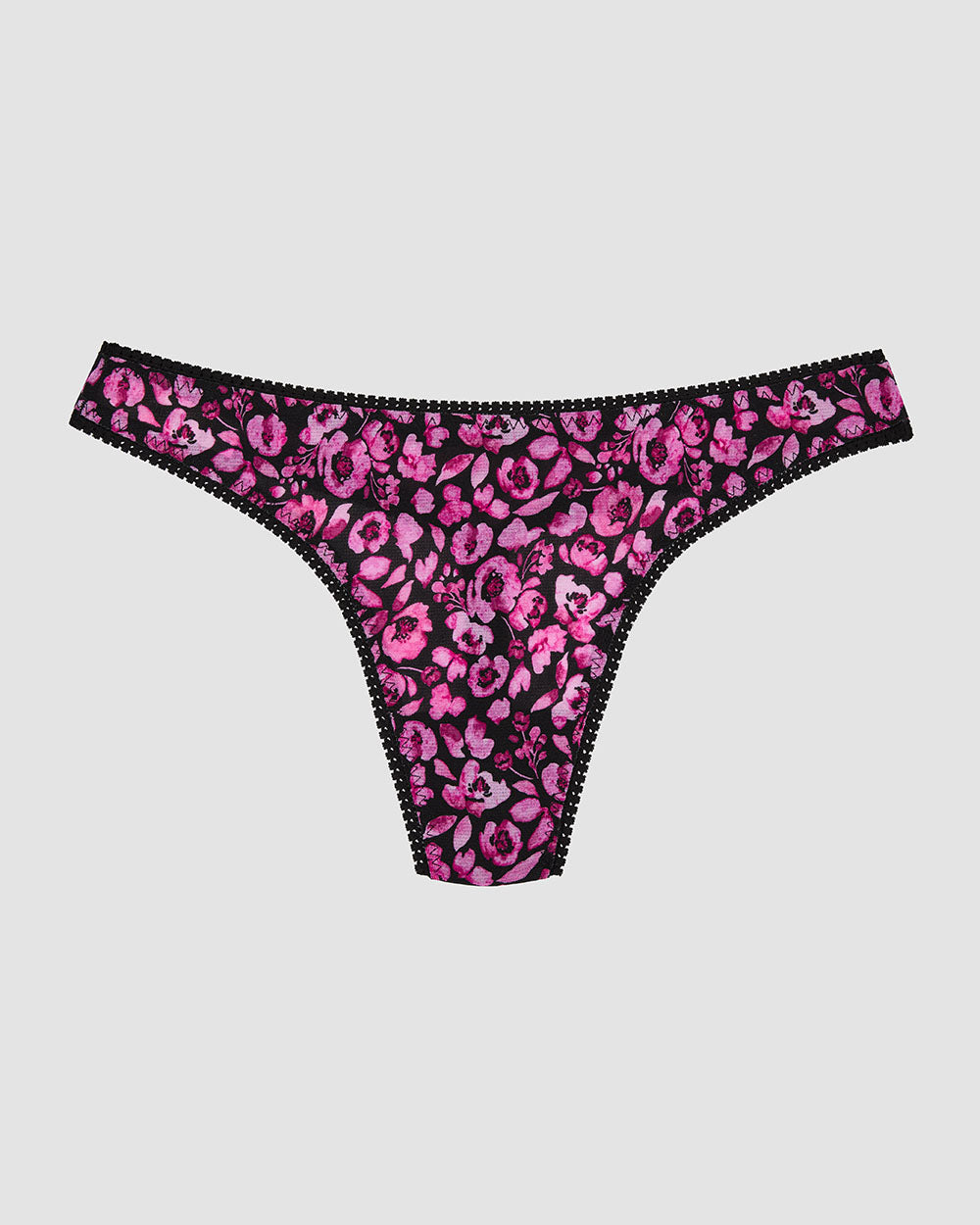 Triple Mesh Hip G Thong Underwear - Moody Floral 