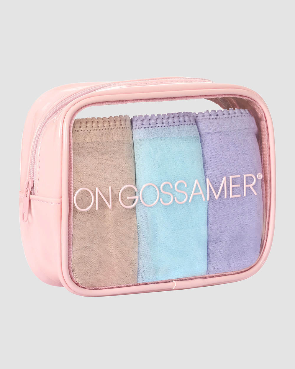 A Champagne Seascape Light Lavender Gossamer Mesh Summer Panty Pouch
