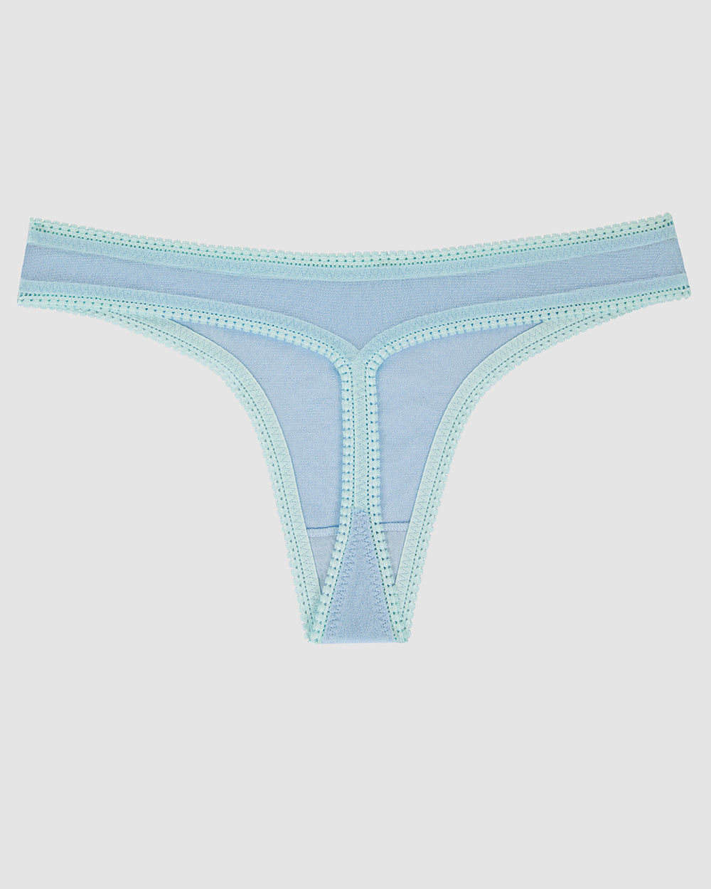 blue Gossamer Mesh G Thong Underwear