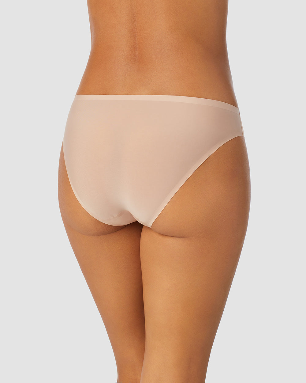 A lady wearing Champagne Heavenly Stretch Bikini