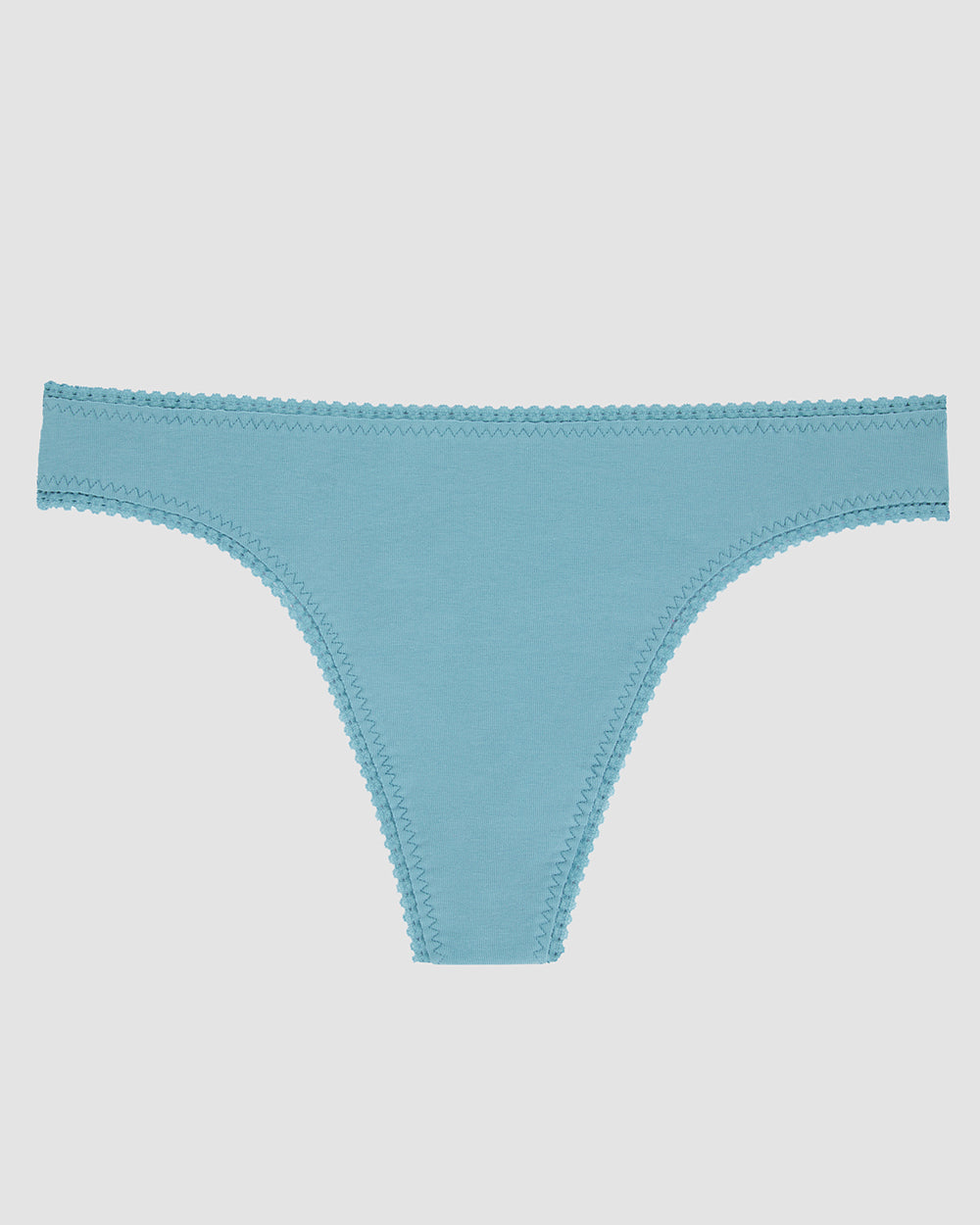 Turquoise Sea Cabana Cotton Hip G Thong Underwear