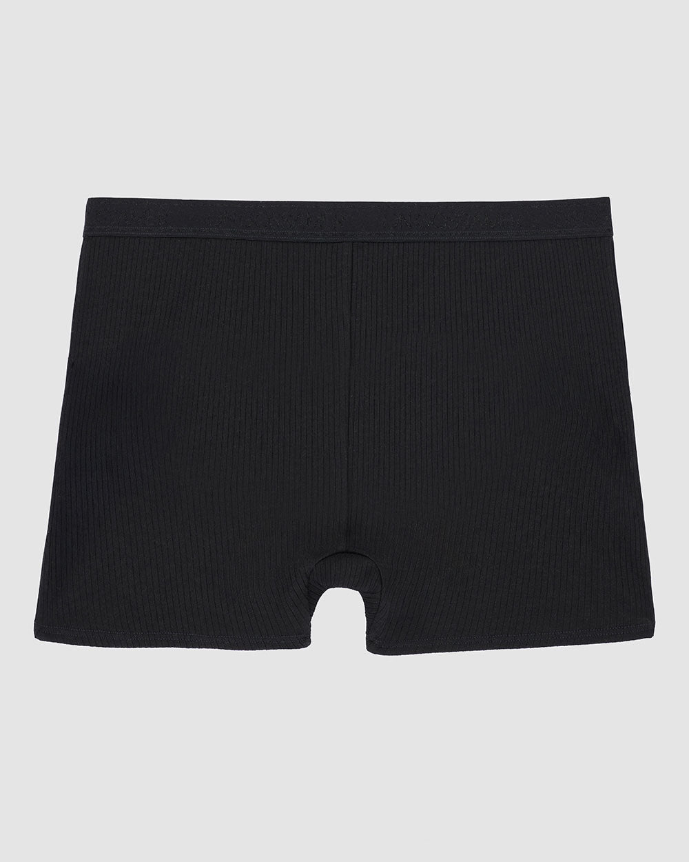 A black Cabana Cotton Rib Boxer