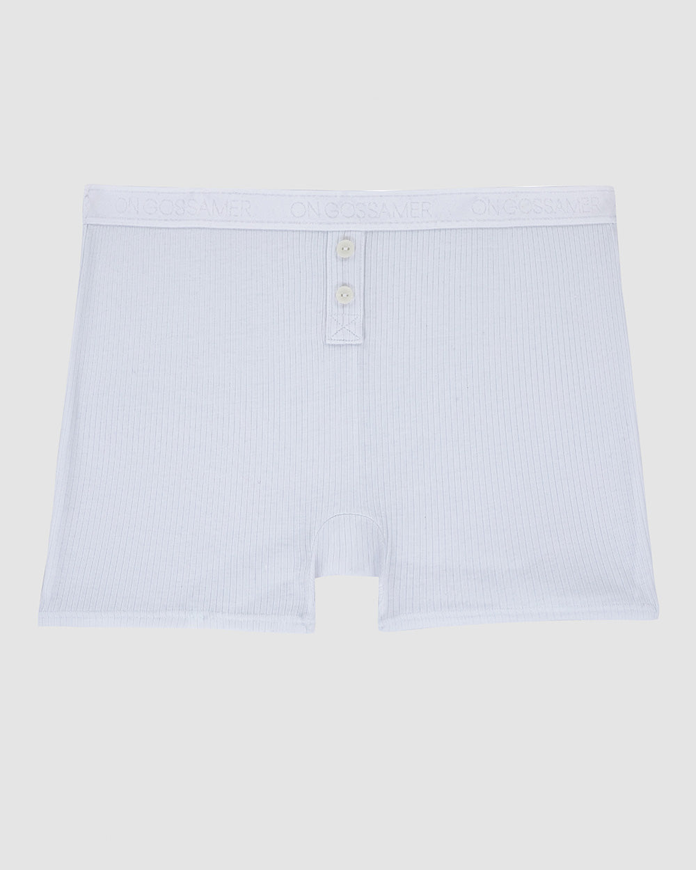 A white Cabana Cotton Rib Boxer