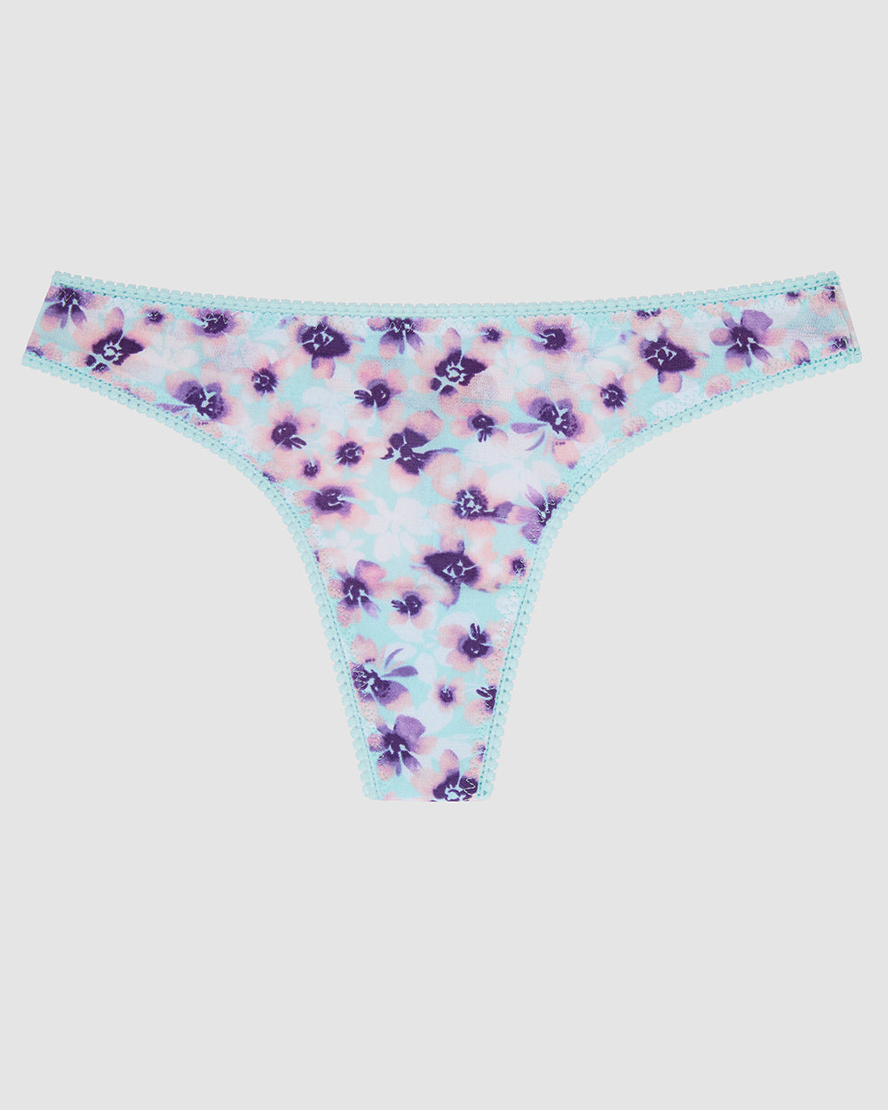 Floral dreams triple mesh hip g thong underwear.