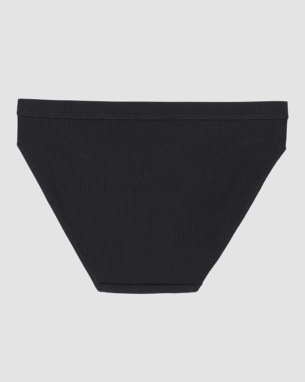 A Black Cabana Cotton Rib Bikini