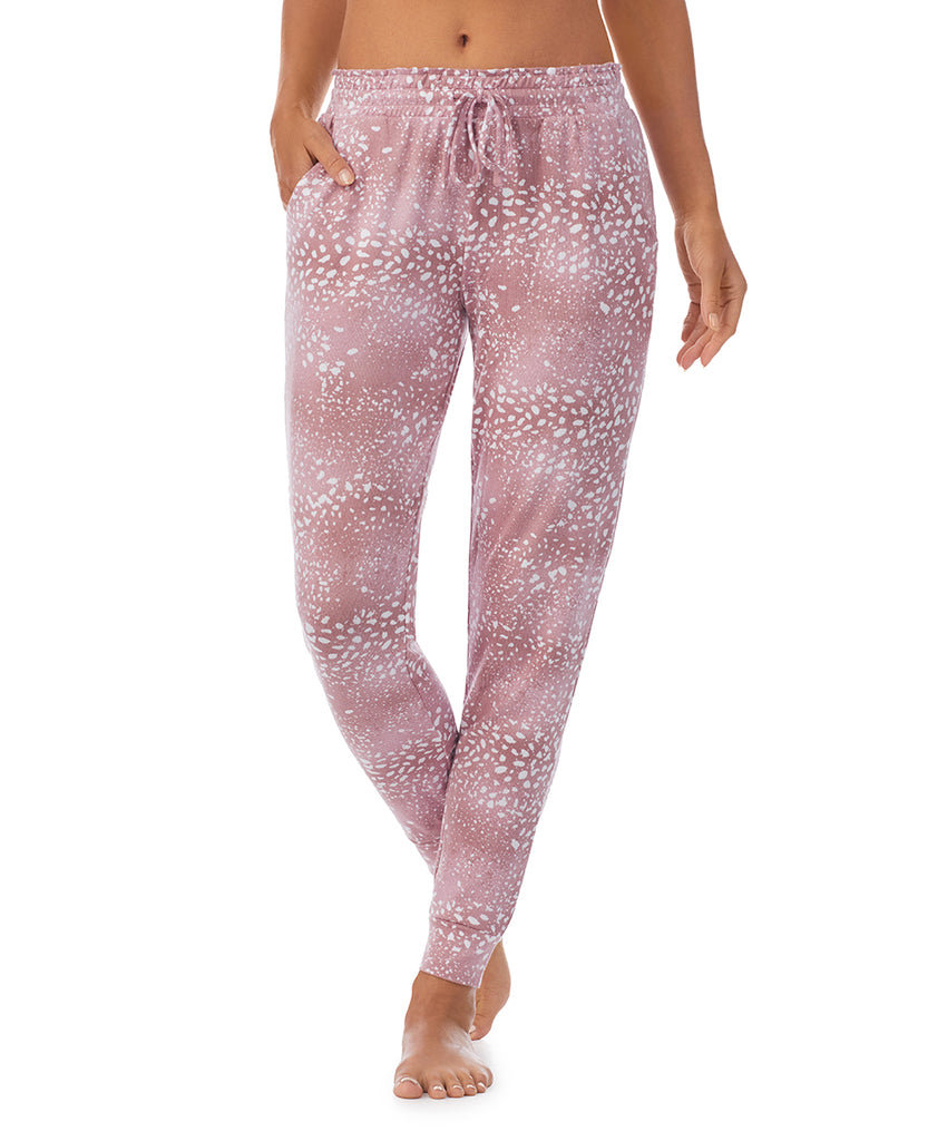 A lady wearing Rose Animal Jogger